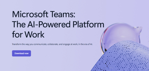 Microsoft Teams homepage