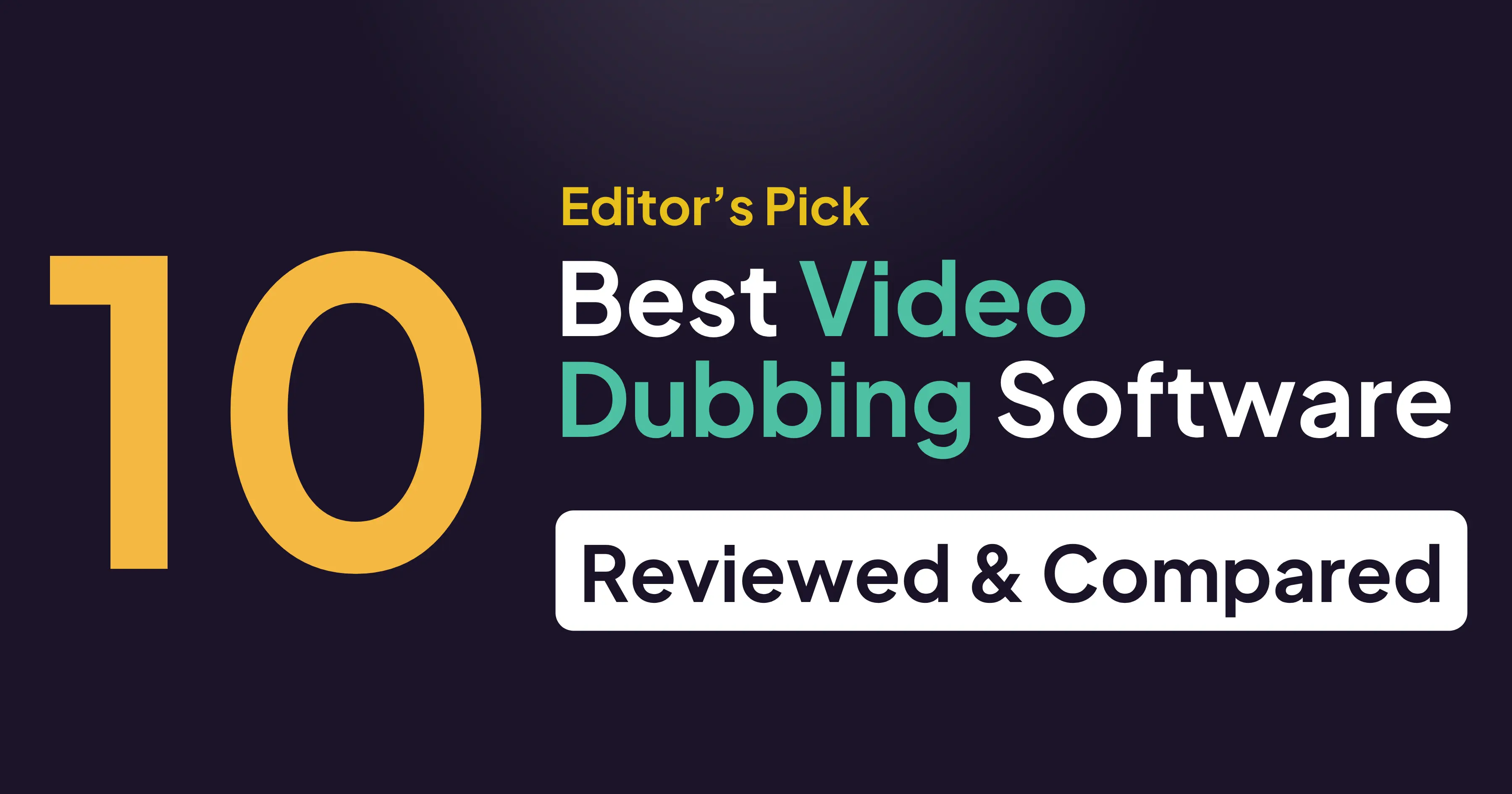 10 Best Video Dubbing Software (Free & Paid Options)