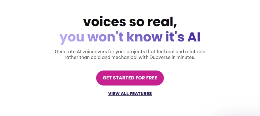 Dubverse homepage