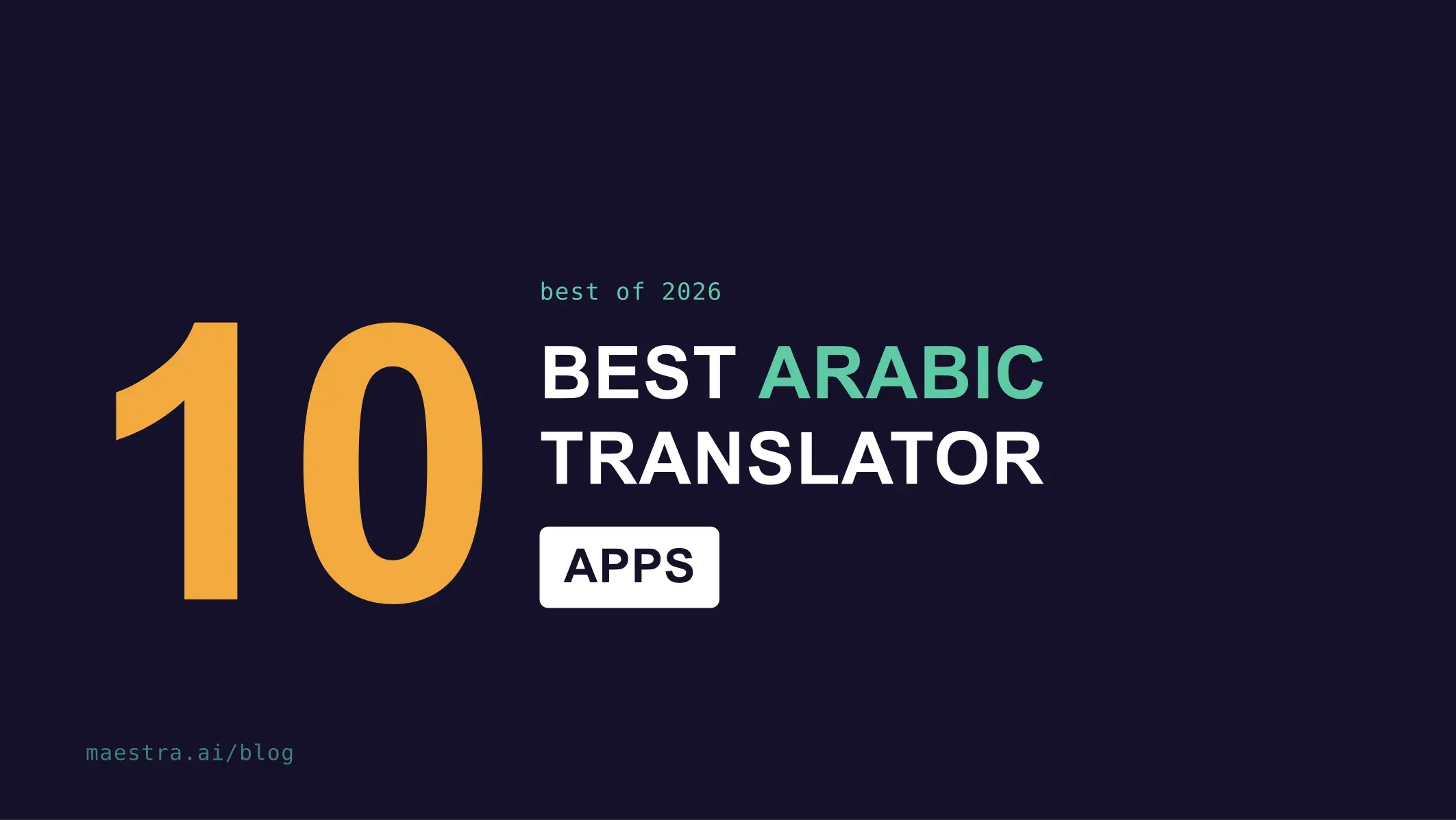 10 Best Arabic Translator Apps in 2026