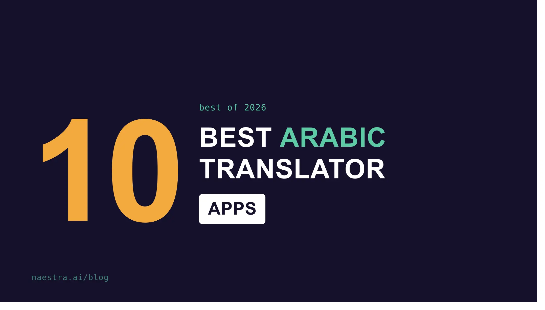 10 Best Arabic Translator Apps in 2026