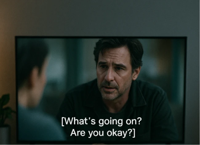 Showcase of closed captions.