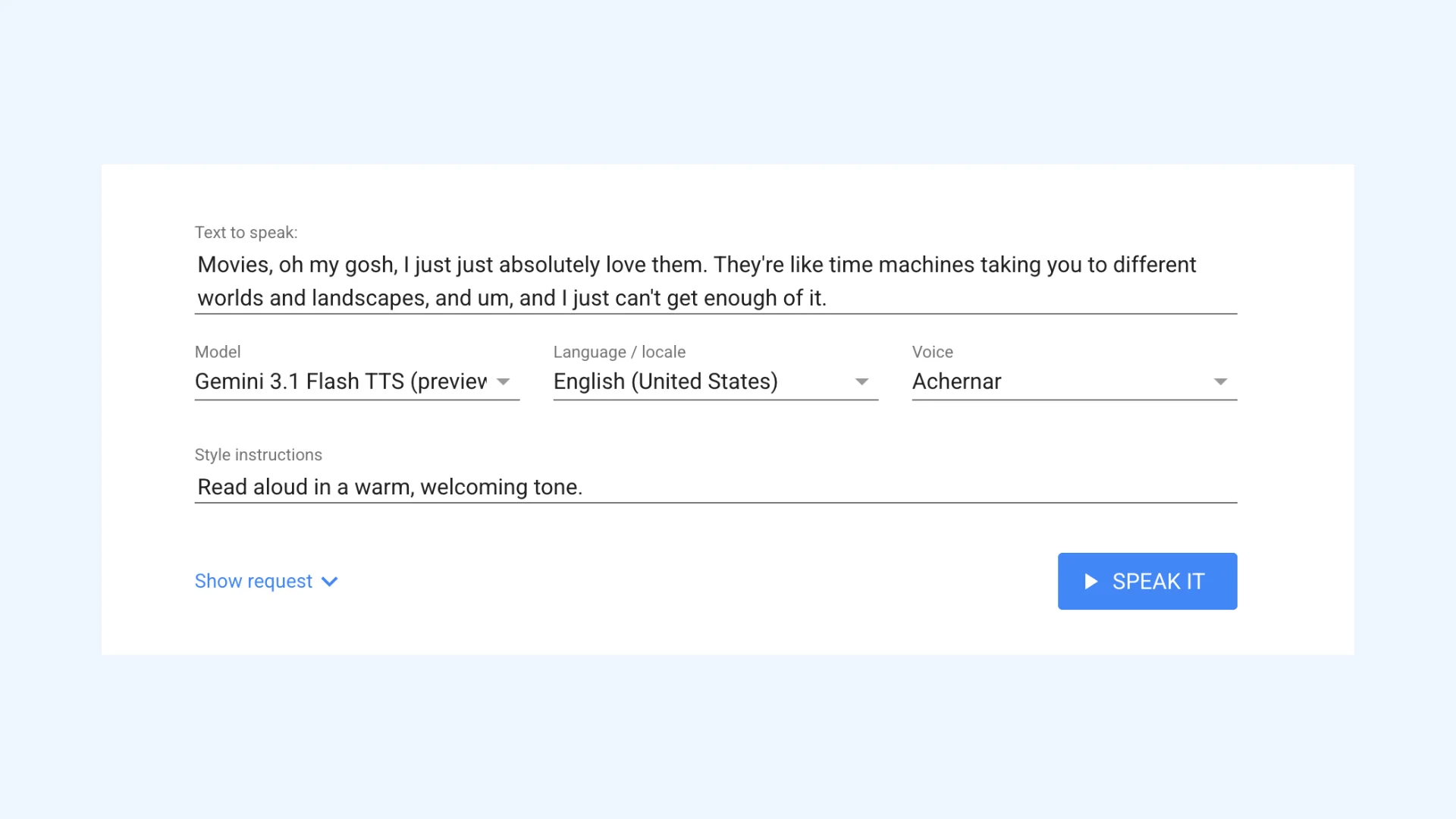 How to convert text to speech with Google Cloud TTS.
