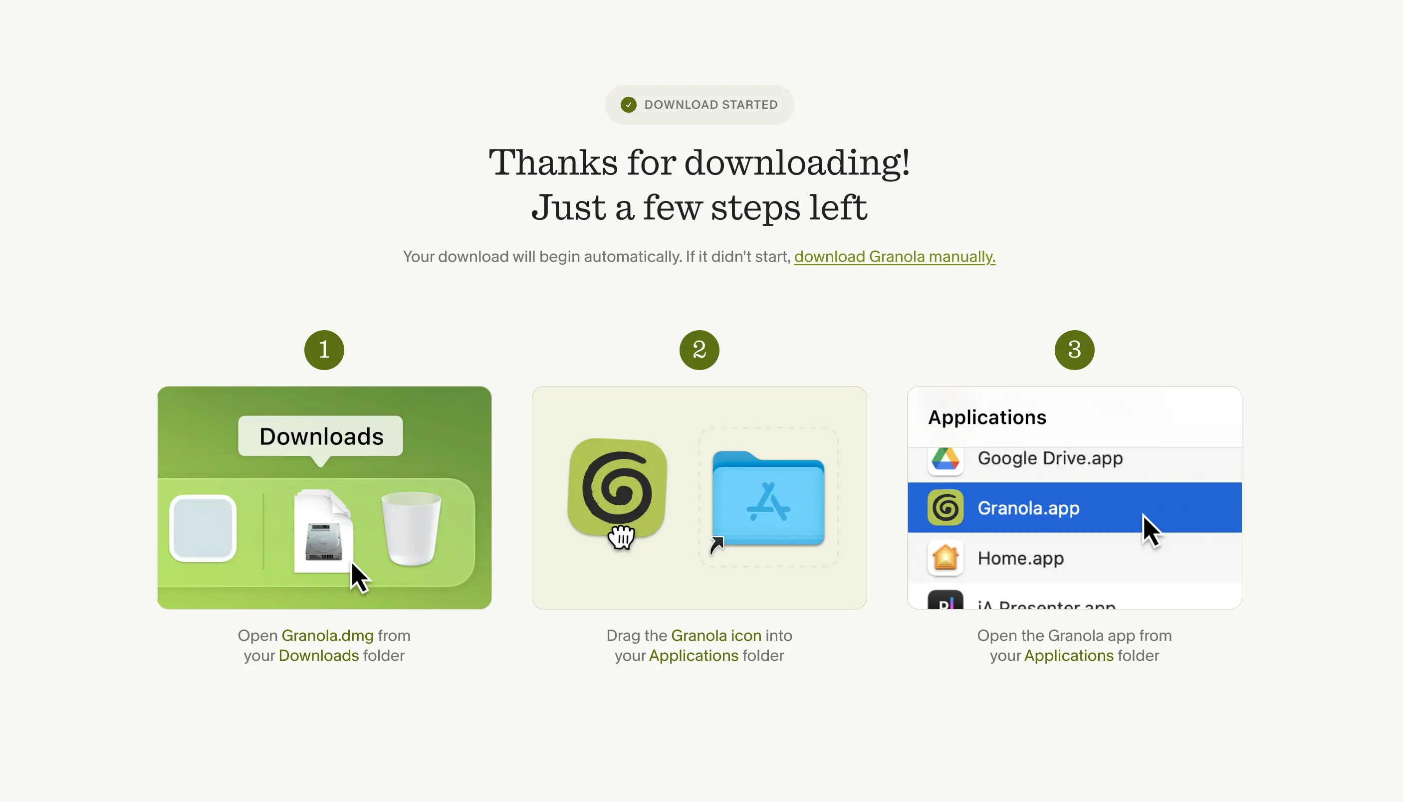 Granola bot-free meeting transcription app setup for macOS - invisible AI transcription with no recording bot