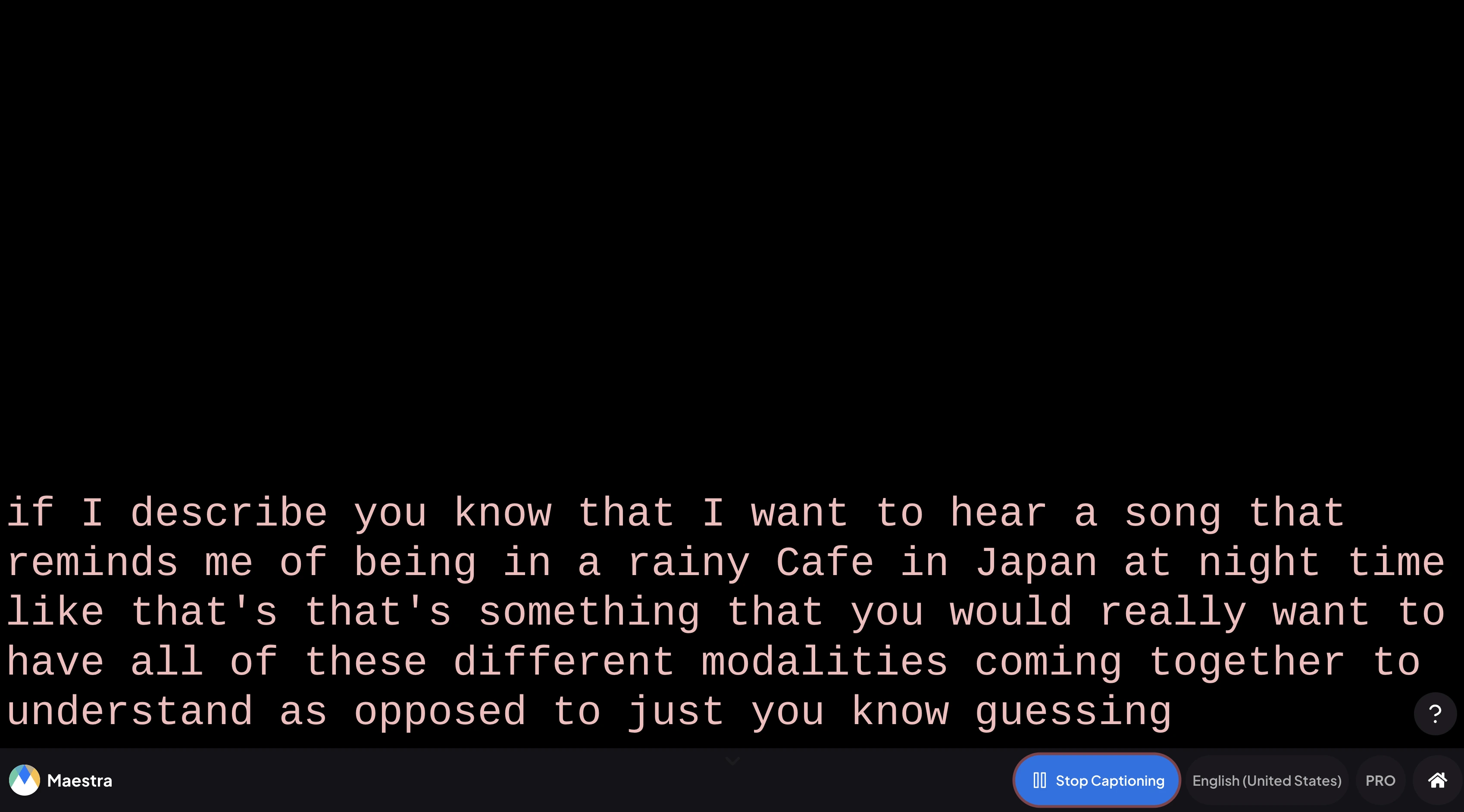 How to live transcribe Spotify podcasts with Maestra.