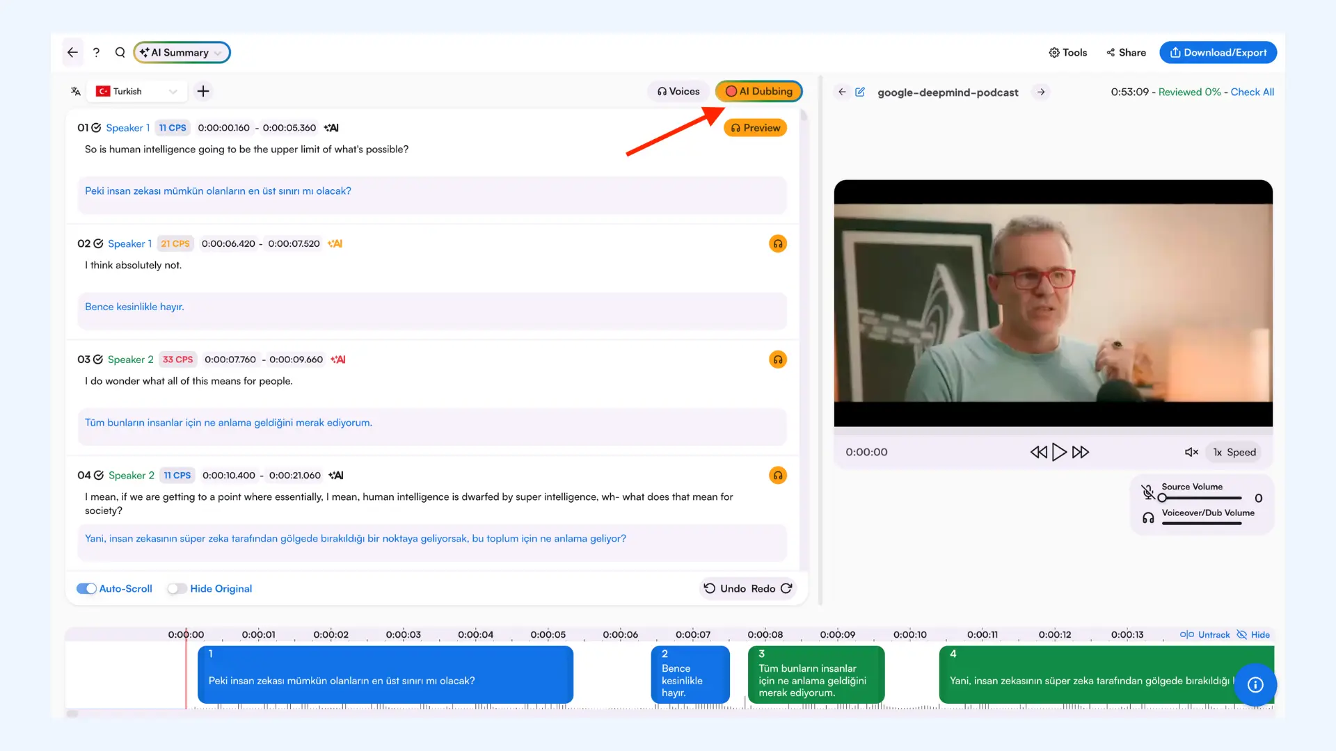 How to dub a podcast with Maestra.