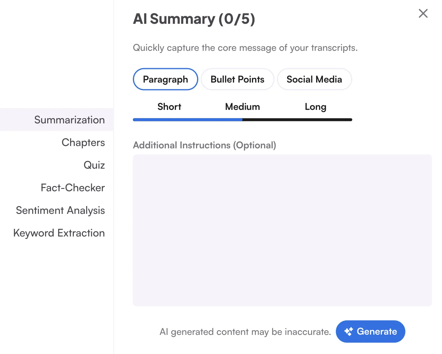 How to summarize YouTube videos with Maestra's video to text converter.