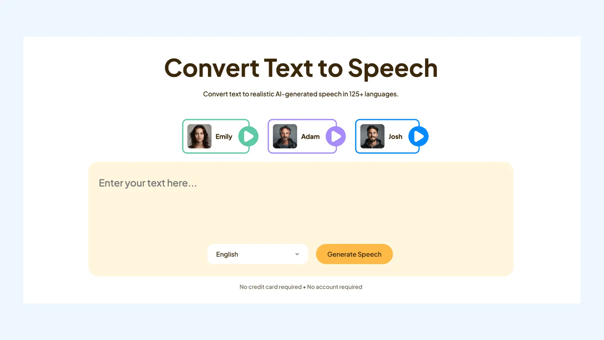 The interface of Maestra's text to speech software.