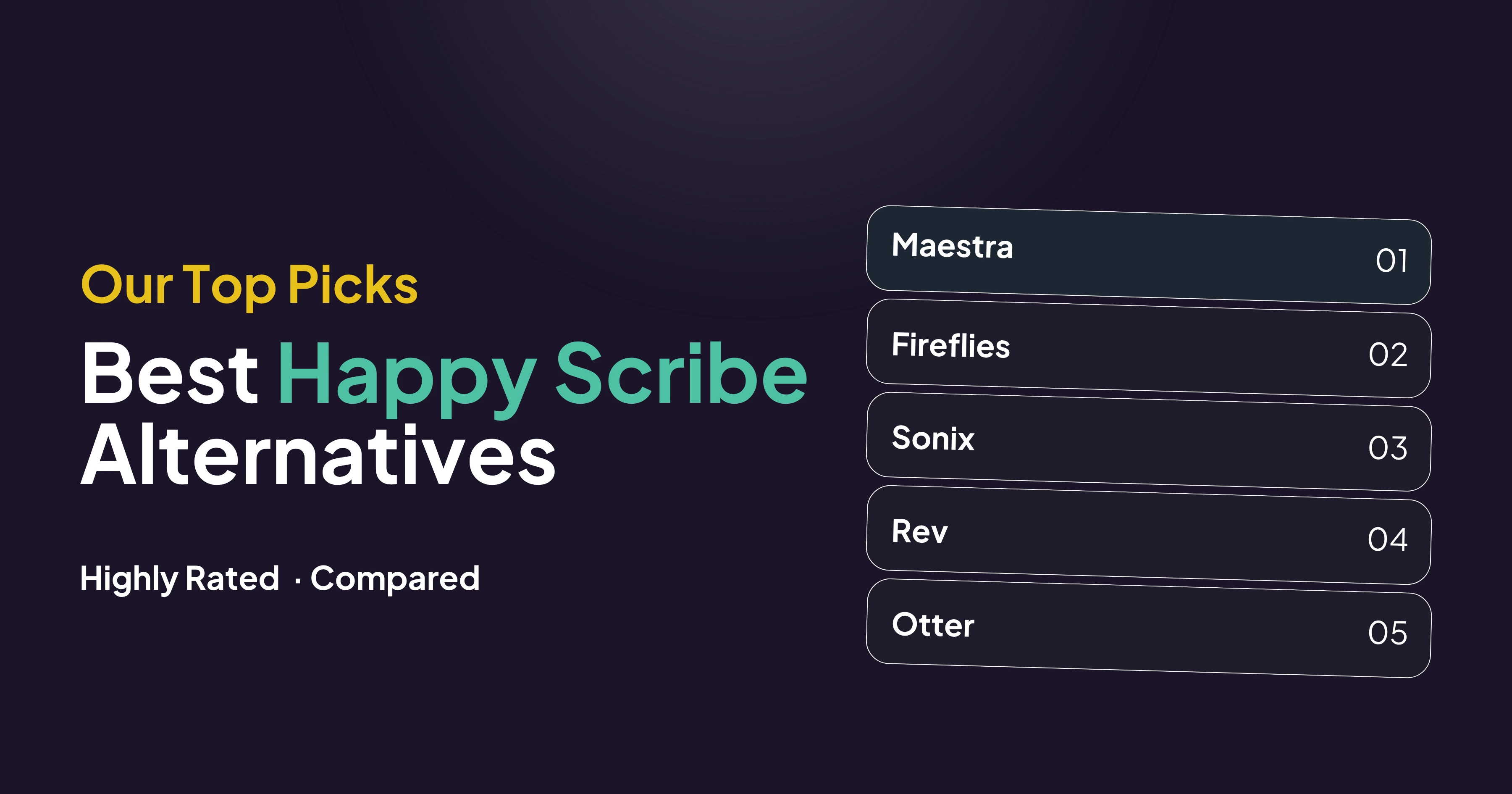 Top 7 Happy Scribe Alternatives for AI Transcription in 2026