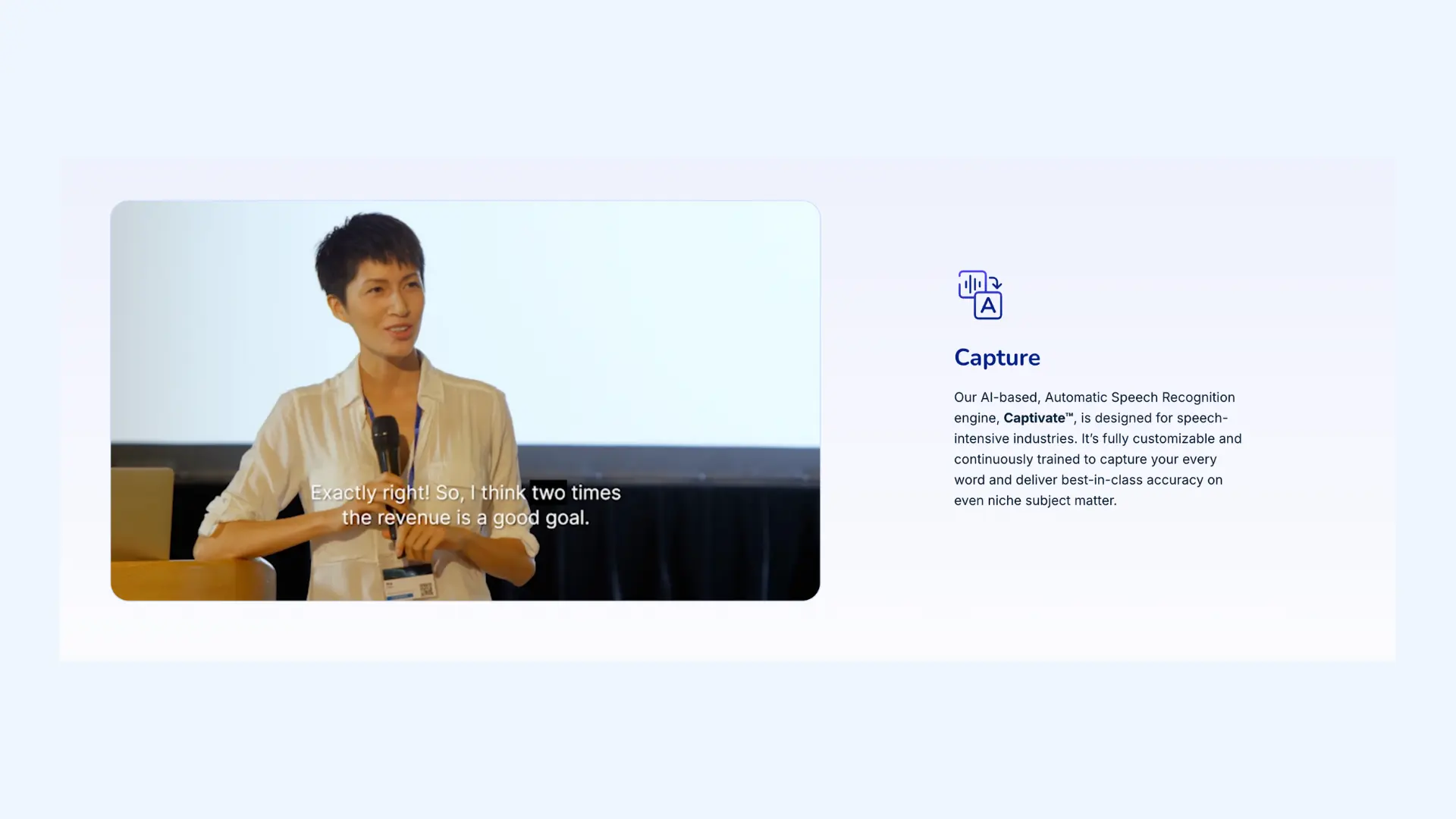 The homepage of Verbit.