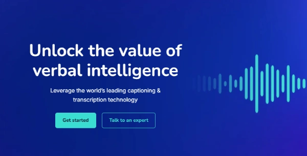 Verbit homepage.