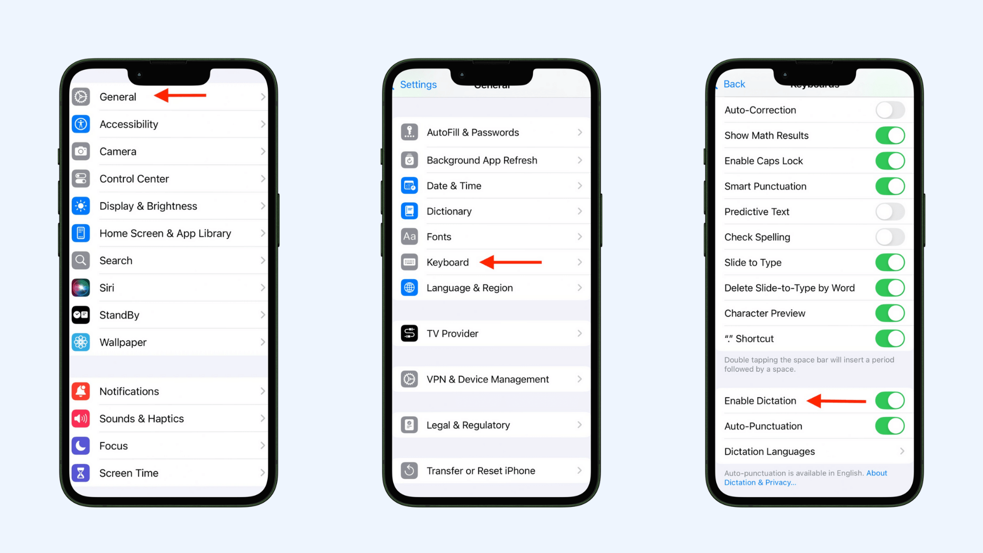 How to turn on voice-to-text on iPhone step by step.