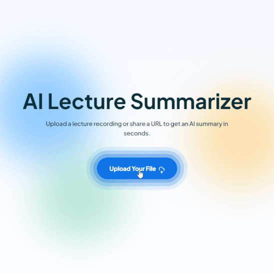 Upload Your Lecture