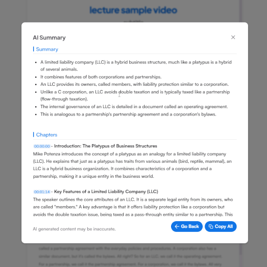 Get an AI Summary
