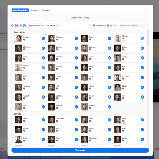 Video translation with subtitles and AI dubbing