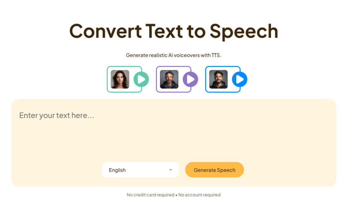 Text to speech converter