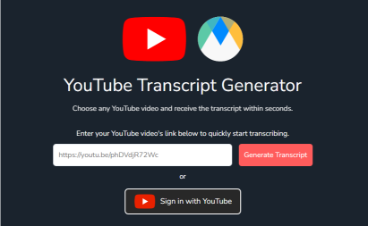 Maestra can repurpose your YouTube videos by transcribing them.