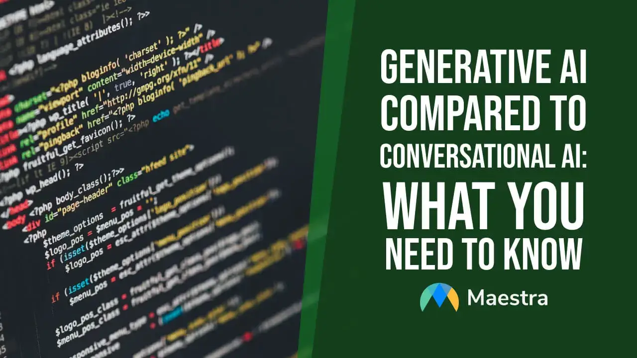 Generative AI vs Conversational AI: What You Need to Know