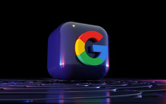 Google logo in 3D.