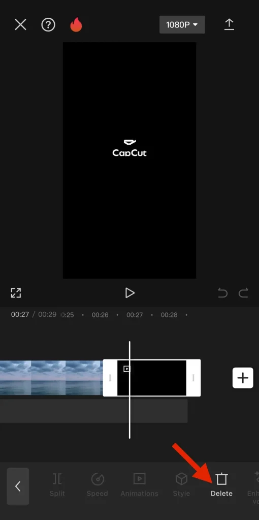 How to get rid of CapCut watermark at the end of the video.