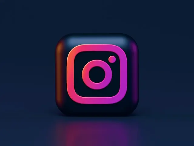 The logo of Instagram.