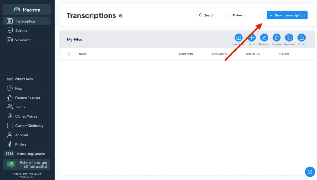 How to transcribe voice memos with Maestra.