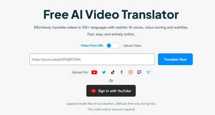 Maestra AI is one of the free video translator apps.