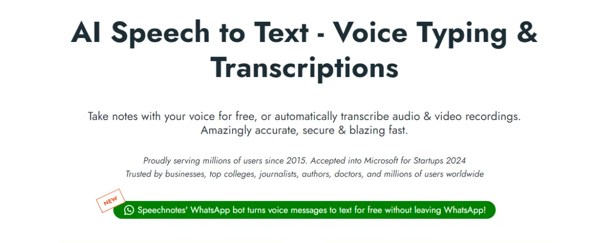 Speechnotes dictation software for mac.