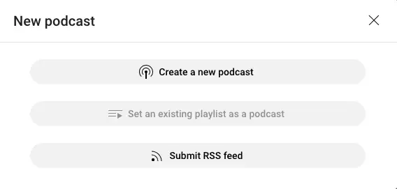 How to create a new podcast on YouTube