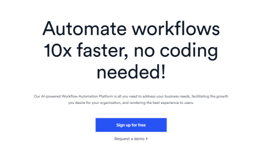 Cflow is an easy-to-use workflow automation software.