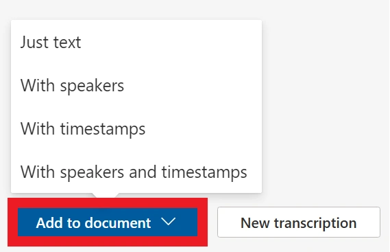 Click "Add to document".