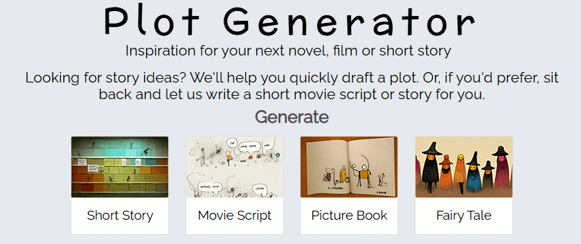 Plort Generator is a browser-based tool that can help you with idea generation.