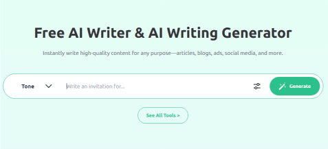 Wrizzle.ai offers multiple tools for writers.