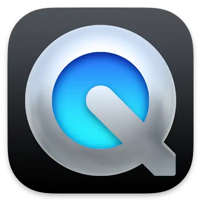 The logo of QuickTime Player, one of the best OBS alternatives for Mac.