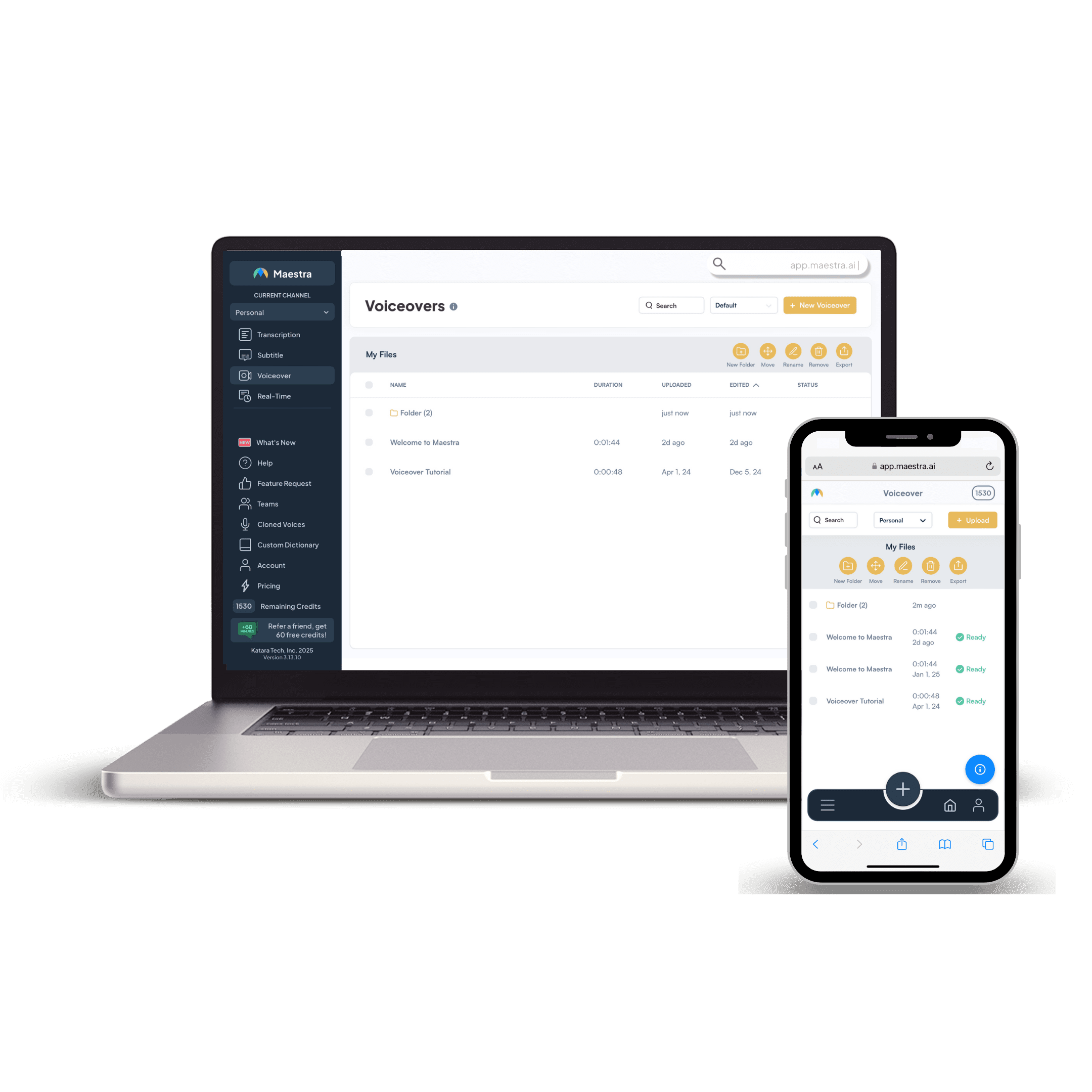 Use Maestra Anywhere