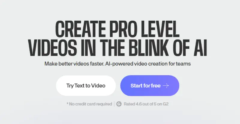 Veed.io is a great ScreenApp alternative for video editing.